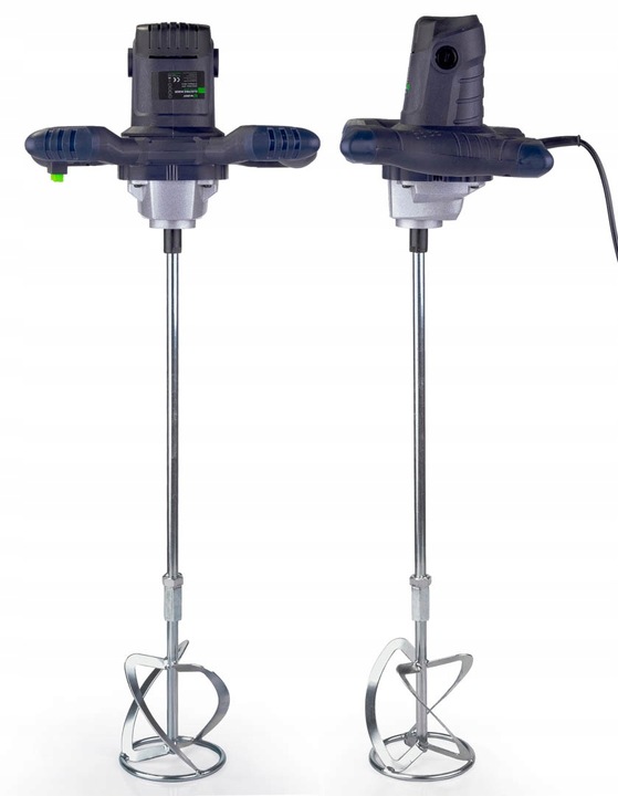 MIESZADŁO ELEKTRYCZNE DO KLEJU FARB BETONU 2600W + 2x MIESZALNIK PRZEDŁUŻKI