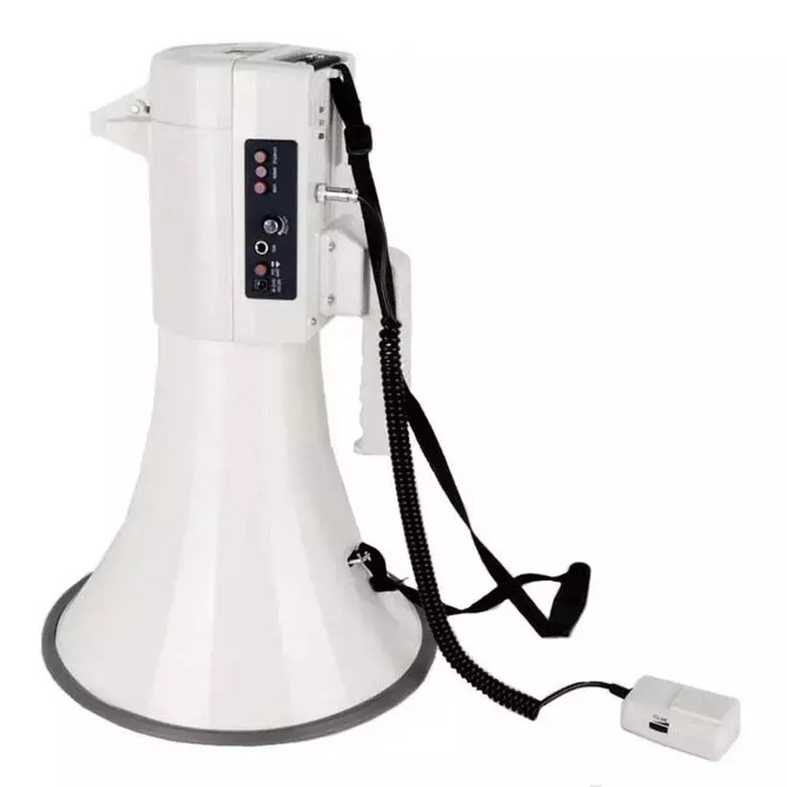 Mocny MEGAFON 45W bateria MEGA-PRO60 USB SD BST