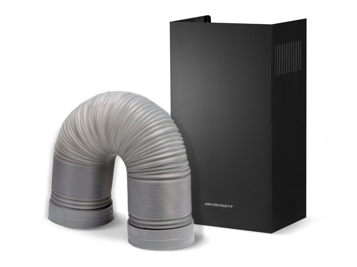 OKAP KUCHENNY KOMINOWY SZKŁO LED BERDSEN 60cm