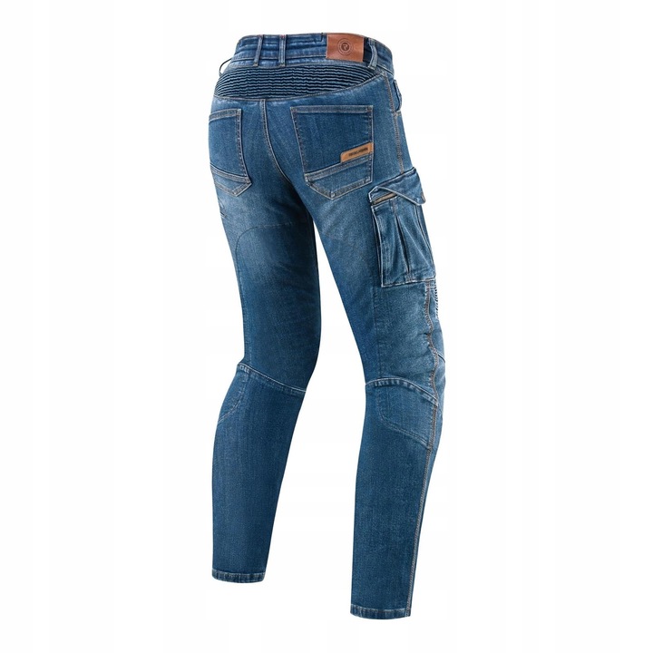 Spodnie jeansy motocyklowe REBELHORN VANDAL DENIM BLUE niebieski GRATISY
