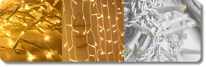 SOPLE FLASH 200 LED ZEWNĘTRZNE BIAŁE CIEPŁE CHOINKOWE lampki