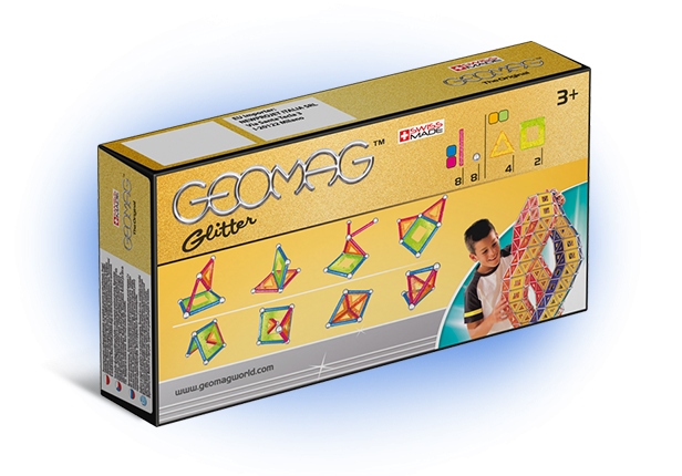 KLOCKI MAGNETYCZNE GEOMAG GLITTER 22 EL GEO-530