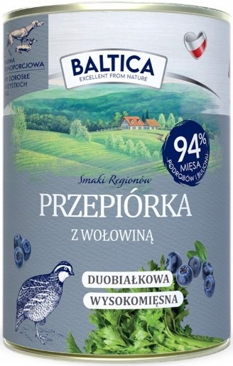 Mokra karma dla psa Baltica MIX SMAKÓW Hipoalergiczna Bezzbożowa - 6 x 400g
