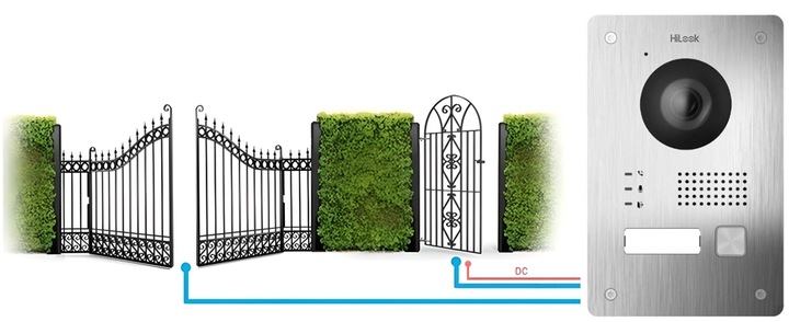 Wideodomofon WiFi HiLook by Hikvision Aplikacja Furtka Brama