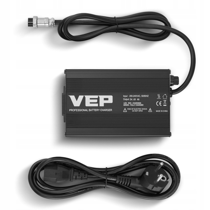 VEP Ładowarka 54.6V 4A wtyk GX-16