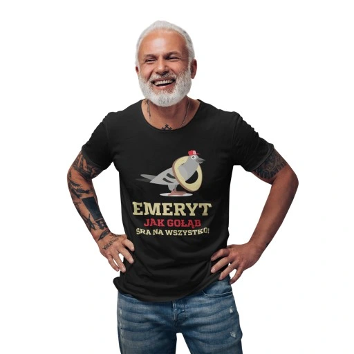 Prezent EMERYTA Emerytura KOSZULKA BĄDŹ JAK GOŁĄB