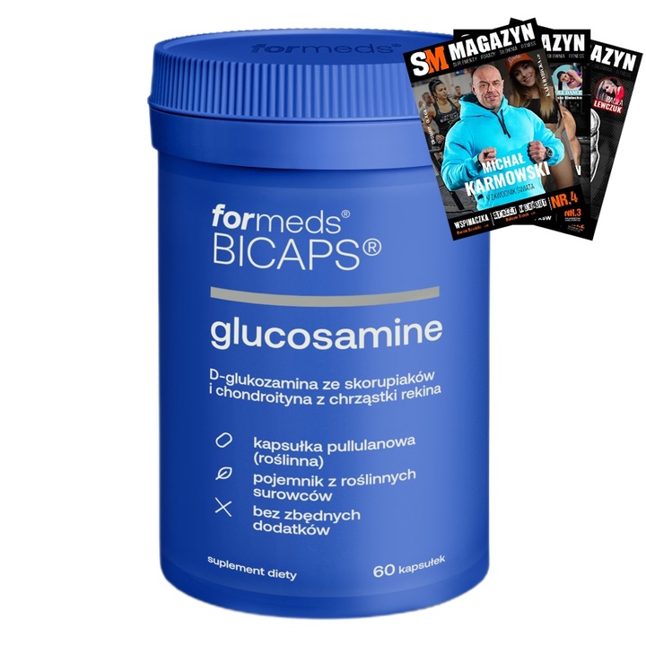 FORMEDS BICAPS GLUCOSAMINE GLUKOZAMINA STAWY 60K