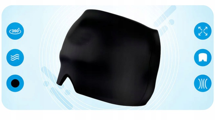 Czapka Łagodząca na Ból Głowy Migrenę Kompres Żelowy Maska Chłodząca Okład