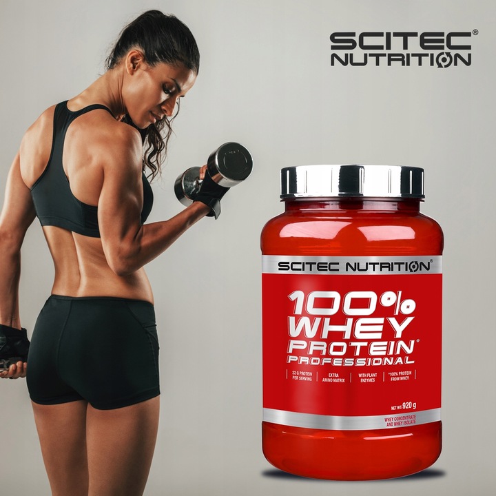 SCITEC 100% WHEY PROTEIN PROFESSIONAL 920 G BIAŁKO
