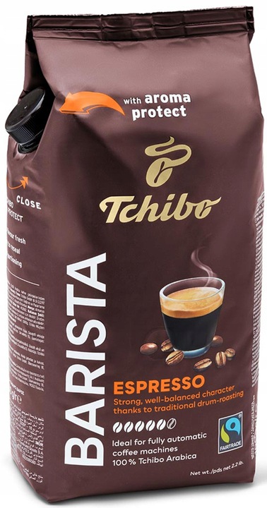 Kawa ziarnista Tchibo Barista Espresso 1kg Długie daty ważności