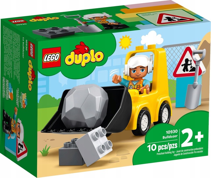 LEGO DUPLO Koparka i ciężarówka 10931+ Buldożer 10930 Budowa AUTA 2 AUTO