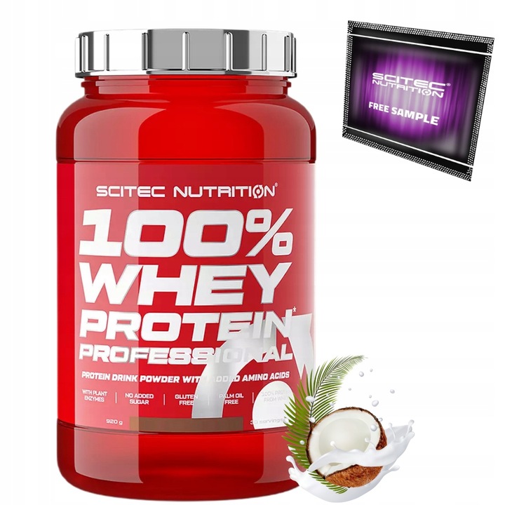 SCITEC 100% WHEY PROTEIN PROFESSIONAL 920 G BIAŁKO