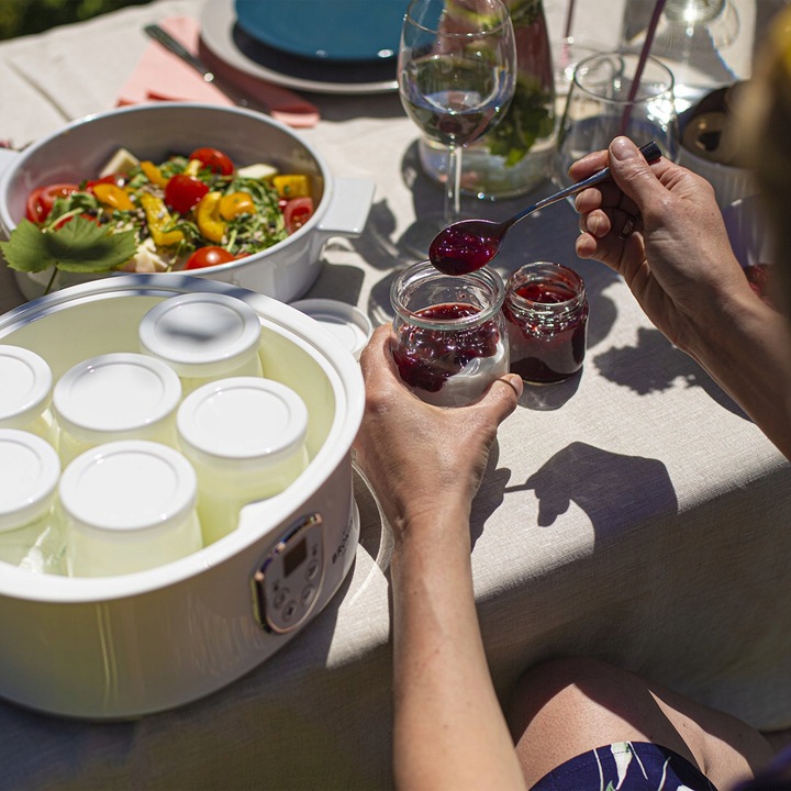 JOGURTOWNICA TERMOSTAT + SŁOIKI 20W 801015 BROWIN