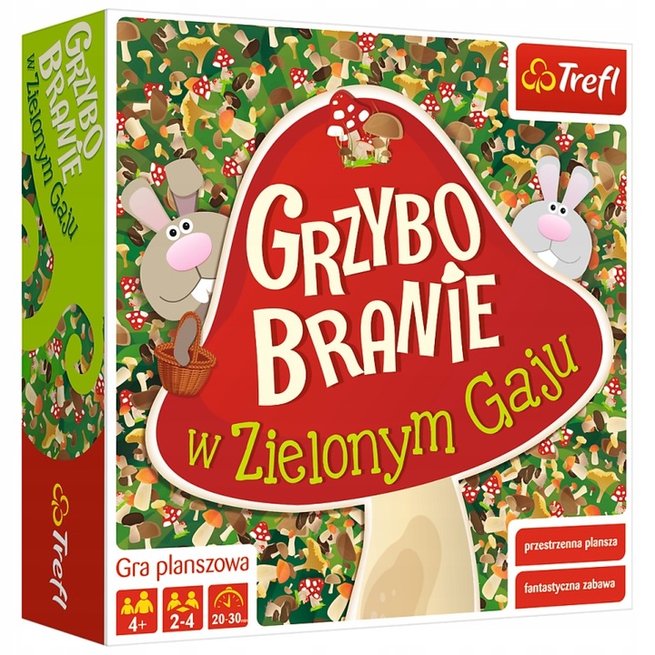 Grzybobranie w zielonym gaju. Gra. Trefl 00988