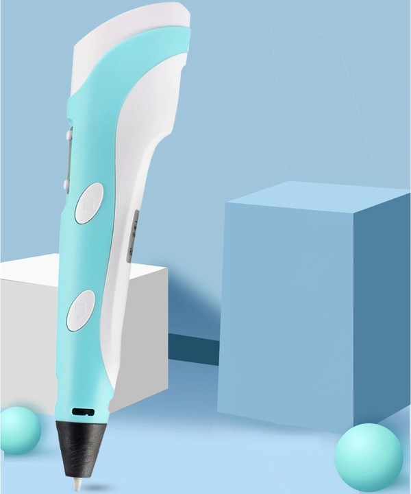 ZESTAW MAGICZNY DŁUGOPIS DRUKARKA 3D PEN KOLOROWE WKŁADY TABLET GRAFICZNY