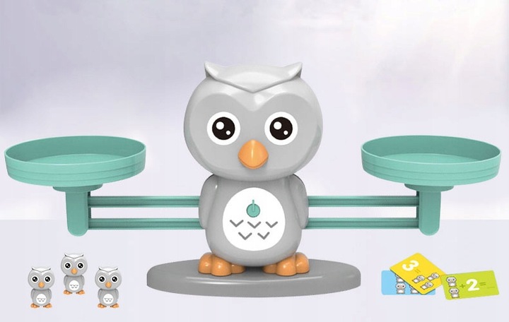 Gra Edukacyjna Waga Szalkowa Sowa Nauka Liczenia