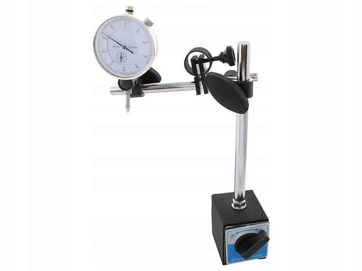 CZUJNIK ZEGAROWY + STATYW MAGNETYCZNY DO MIERZENIA BICIA W WALIZCE