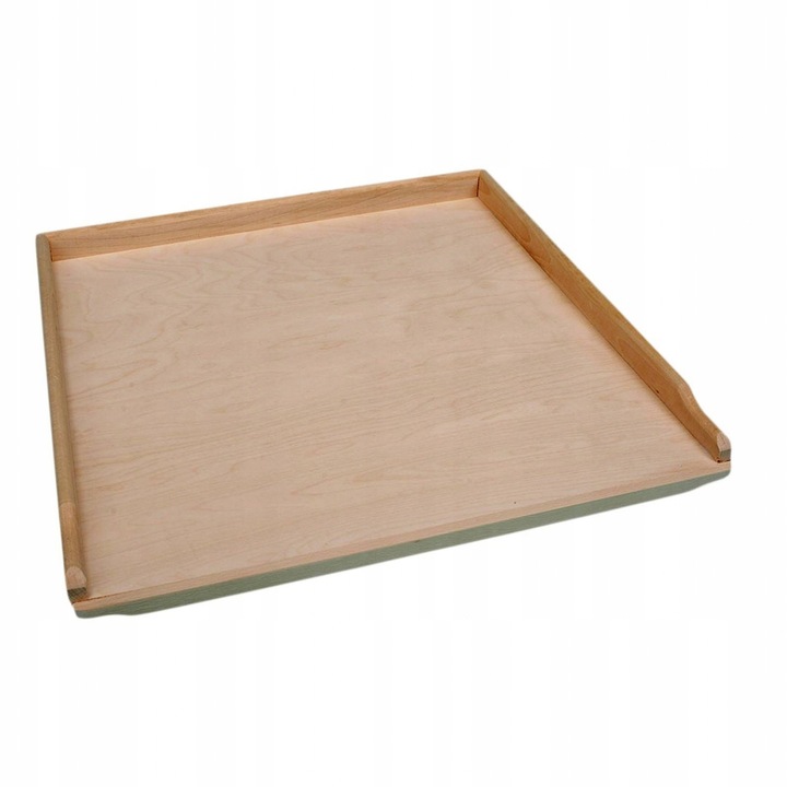 STOLNICA DREWNIANA DUŻA SOLIDNA BUKOWA 70x50 cm