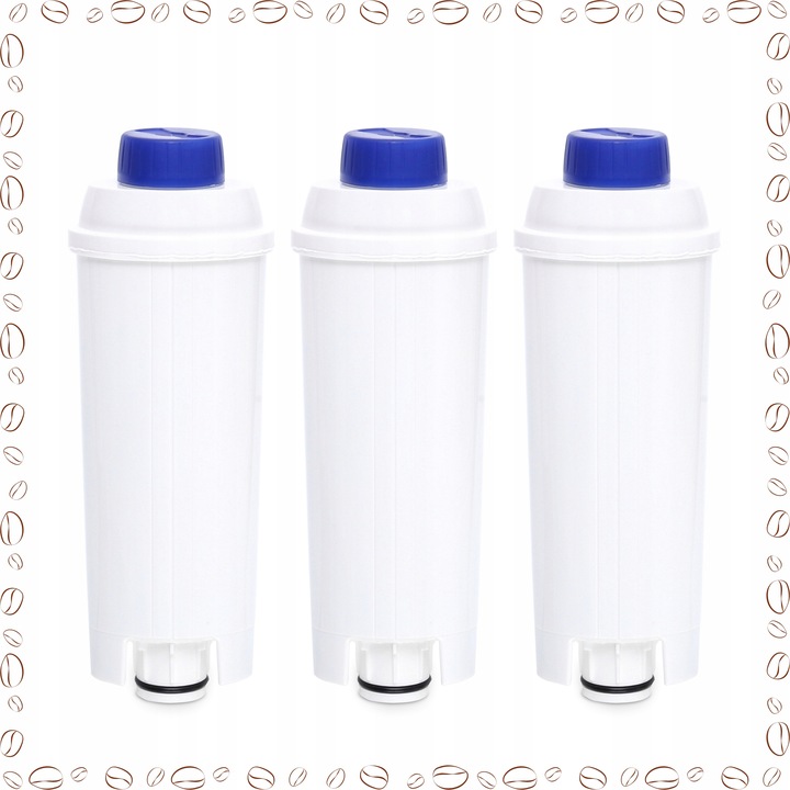 3x Filtr do ekspresu DELONGHI DINAMICA ECAM DLSC002 SER3017 Uniwersalny