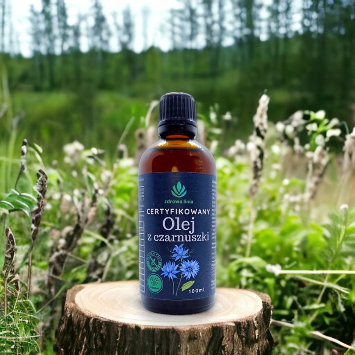 PROMOCJA Certyfikowany olej z czarnuszki 100ml TERMIN 30.06.2024