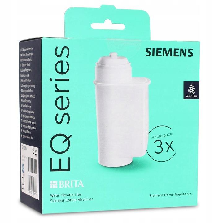 3x Filtry do wody Siemens Brita Intenza TZ70033A 3 sztuki EQ.3 EQ.6 EQ.9