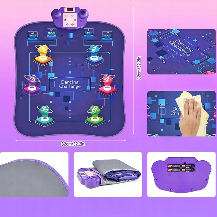 MATA DO TAŃCZENIA MUZYCZNA TANECZNA DLA DZIECI GRA INTERAKTYWNA TAŃCA ZABAW