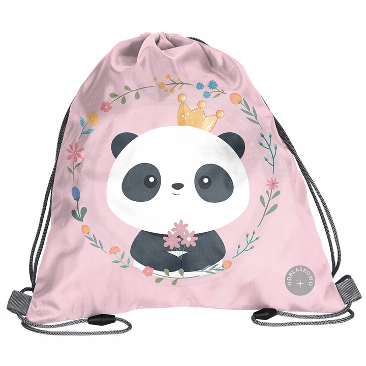TORNISTER SZKOLNY PASO PANDA PLECAK-ZESTAW 3 EL.