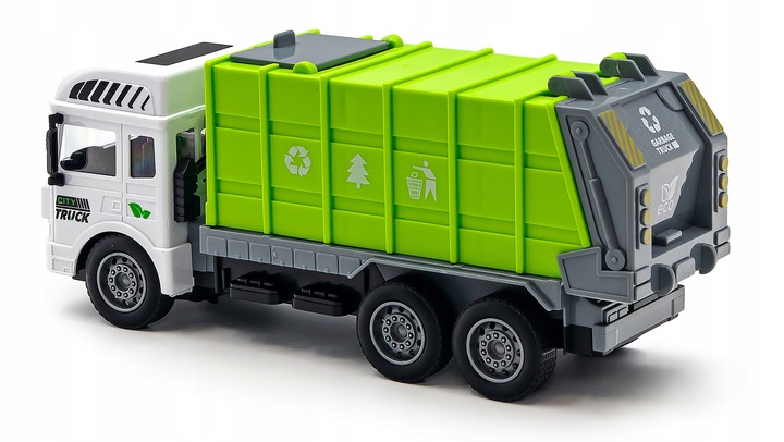 ŚMIECIARKA zdalnie STEROWANA RC DUŻY samochód dla dzieci AUTO Z PILOTEM wóz