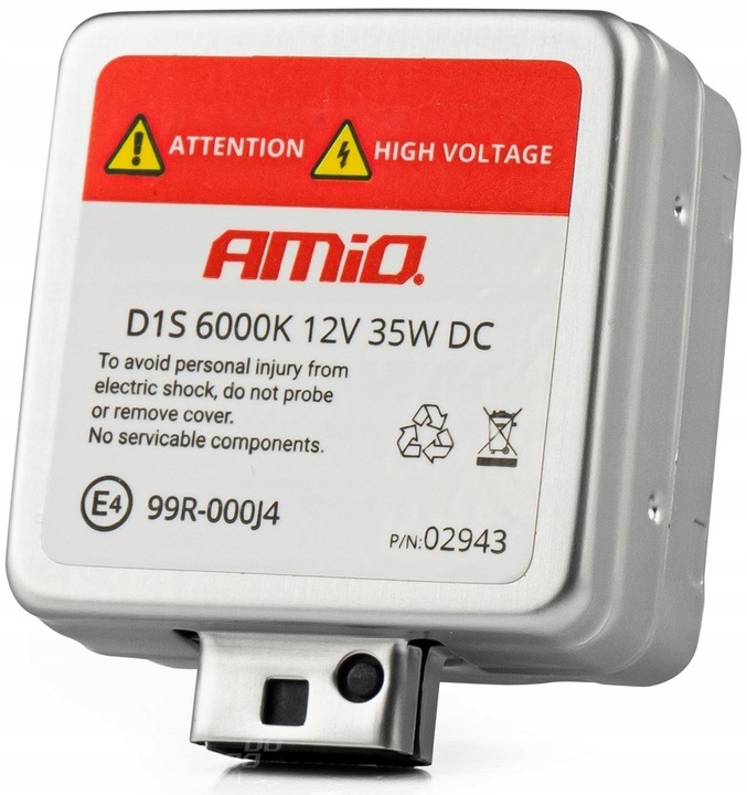 D1S 35W 1 żarówka ksenonowa żarnik XENON AMIO BASIC 6000K BARWA ZIMNA BIAŁA