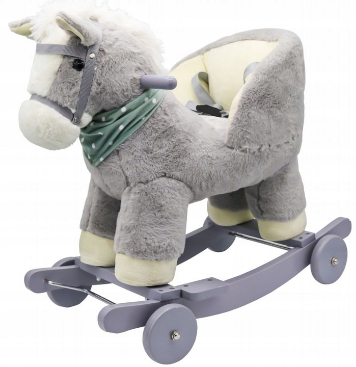 BUJAK KOŃ KONIK NA BIEGUNACH 2w1 JEŹDZIK DŹWIĘKI