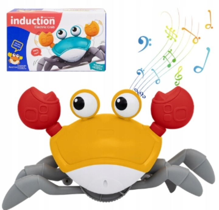 TAŃCZĄCY UCIEKAJĄCY PEŁZAJĄCY KRAB DO RACZKOWANIA DŹWIĘK