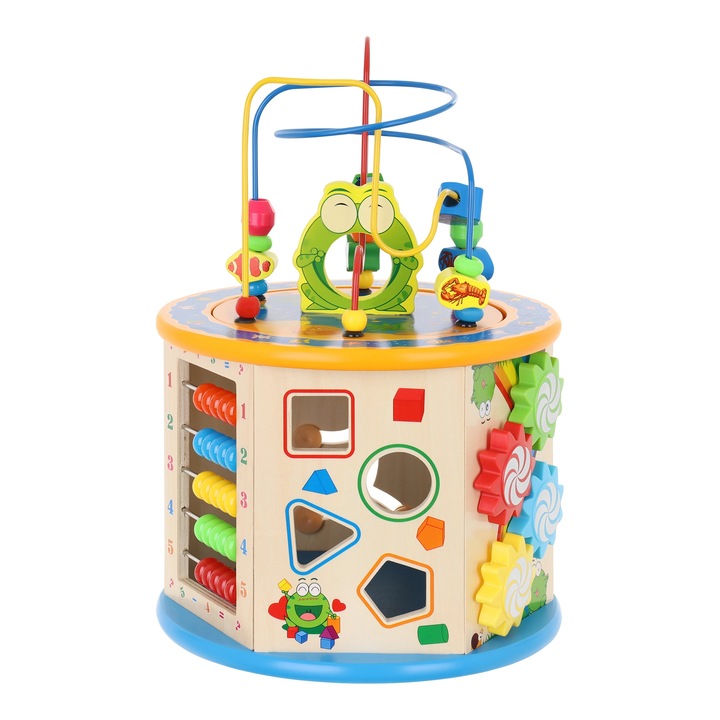 KOSTKA EDUKACYJNA DREWNIANY SORTER PRZEPLATANKA