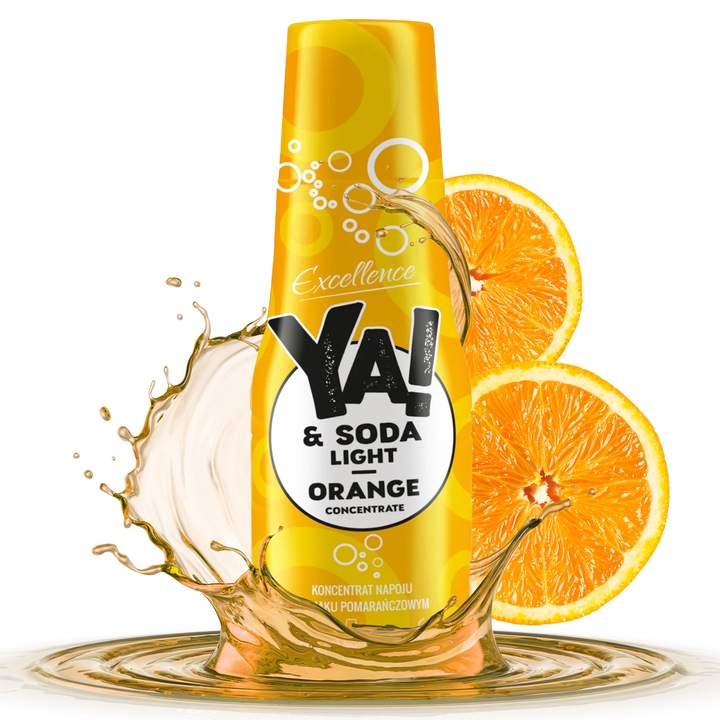 Zestaw Syropów Ya Soda Cola Pomarańcza Cytryna Limonka light do saturatora