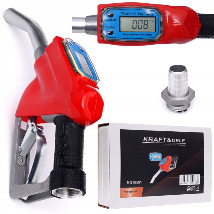 PISTOLET DO DYSTRYBUTORA POMPY PALIWA I OLEJU CPN LCD WYŚWIETLACZ NALEWAK