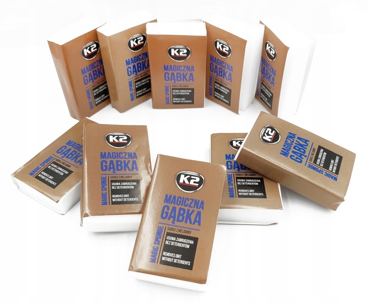 K2 MAGIC SPONGE MAGICZNA GĄBKA DO SAMOCHODU x10
