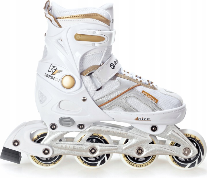 Rolki Regulowane RAVEN Pulse White/Gold 37-40