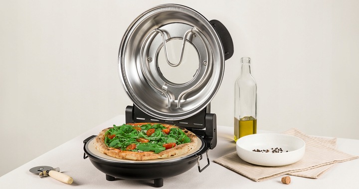 PIEC DO PIZZY 400°C Kamienny Domowy piecyk PIZZA PIECYK 1200W Termostat