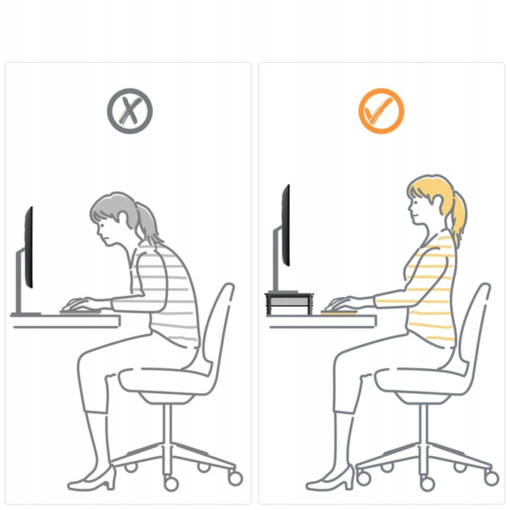 PODSTAWKA POD MONITOR LCD Z SZUFLADĄ LAPTOP REGULOWANA Z SZUFLADĄ