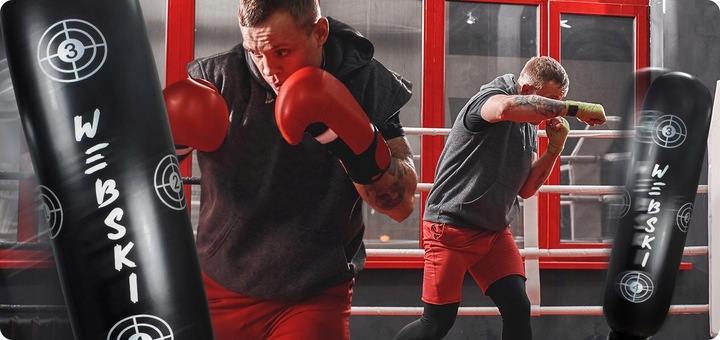 Worek Treningowy Bokserski Stojący 165cm dla Dzieci Młodzieży Boks Karate