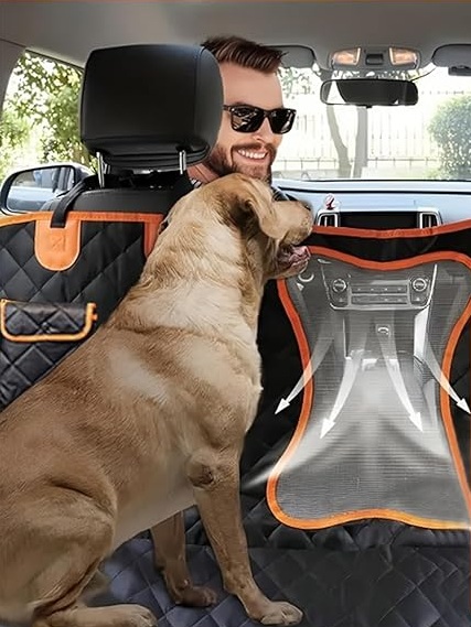 MATA DLA PSA DO SAMOCHODU OCHRONNA UNIWERSALNA POKROWIEC 4W1 SAMOCHODOWA