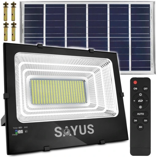 MOCNA LAMPA SOLARNA LED HALOGEN LATARNIA ULICZNA 2200W PILOT