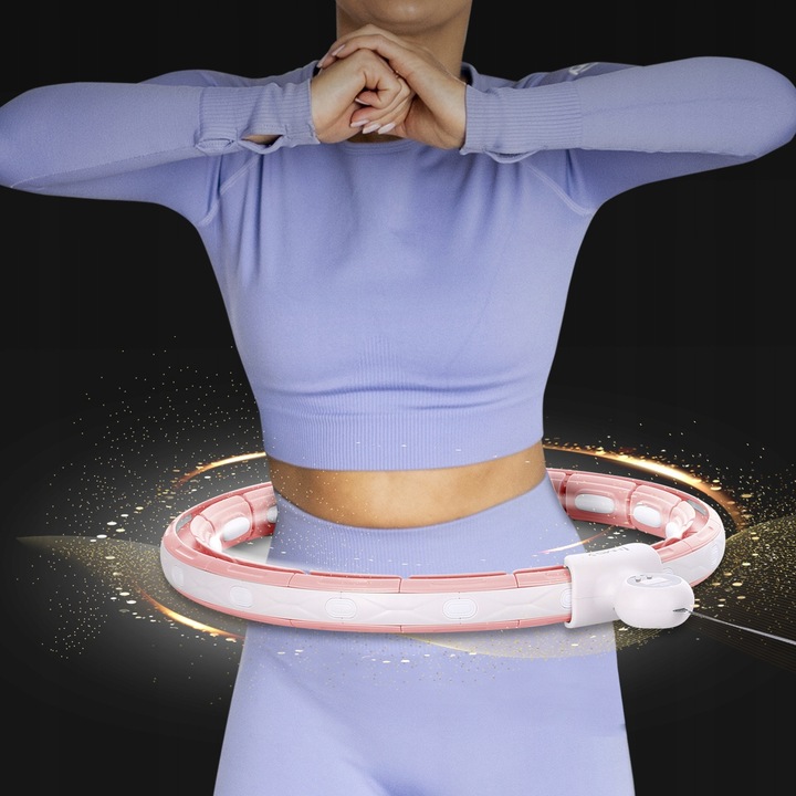 Hula Hop Odchudzające Z Wypustkami i Obciążnikiem + Pas + Licznik