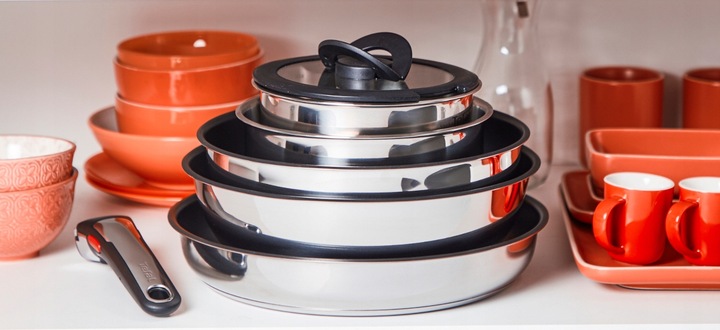 Zestaw patelni TEFAL Ingenio Emotion 24/28 RĄCZKA