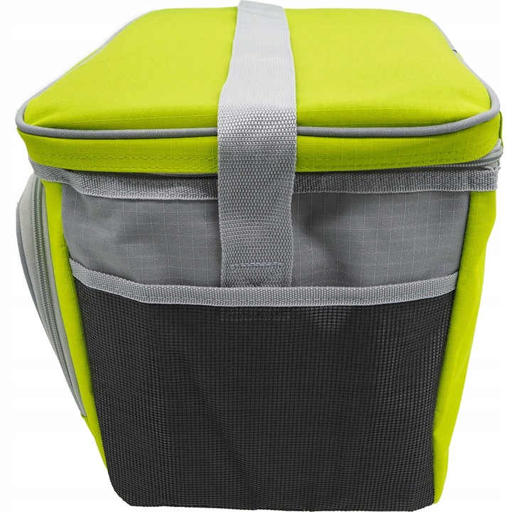 Torba termiczna turystyczna piknik zielona 30 l + 2x wkłady DUŻY ZESTAW