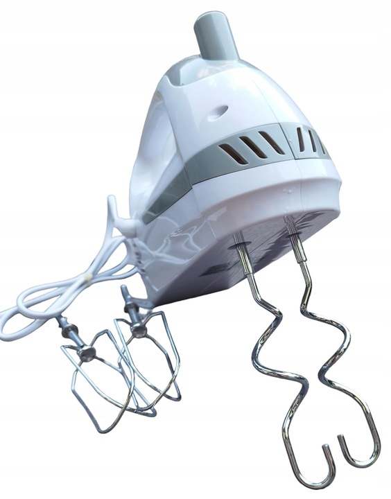 MIKSER RĘCZNY ROBOT KUCHENNY MOCNY 5 BIEGÓW 4 KOŃCÓWKI