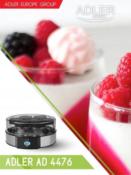 JOGURTOWNICA do PYSZNEGO DOMOWEGO JOGURTU w KOMPLECIE 7 SŁOIKÓW 1,4L