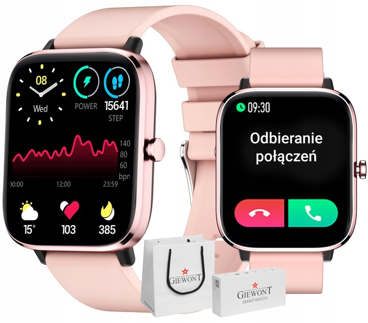SMARTWATCH GIEWONT GW230-1 Dynamic SmartCall ROZMOWY SMS SPORT ALERT KROKI