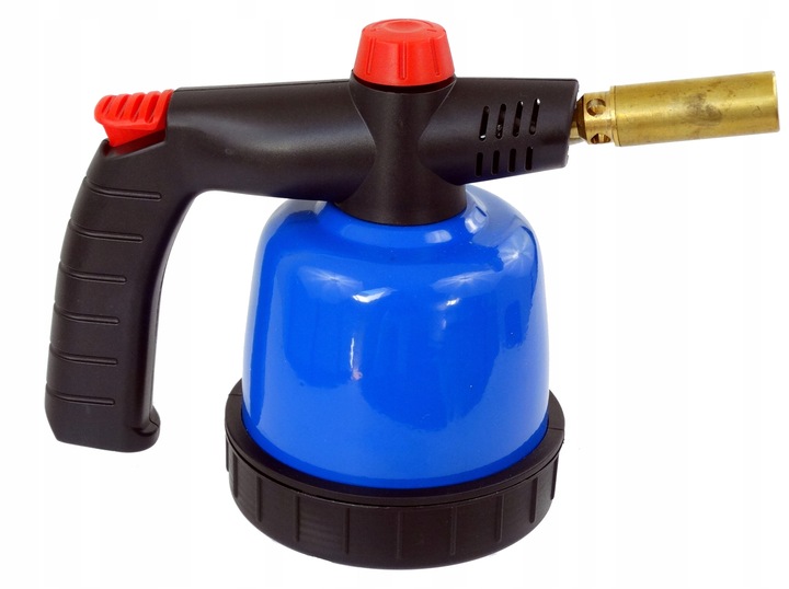 LUTLAMPA Palnik lampa do lutowania gazowa + 6naboi