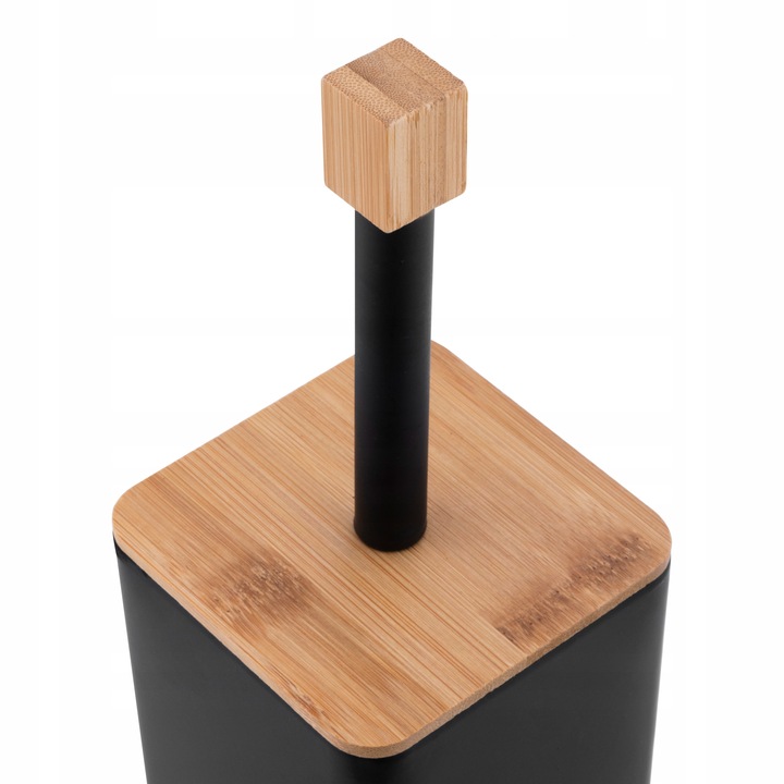 SZCZOTKA DO WC STOJAK ŁAZIENKOWY NA PAPIER TOALETOWY BAMBUS DO ŁAZIENKI