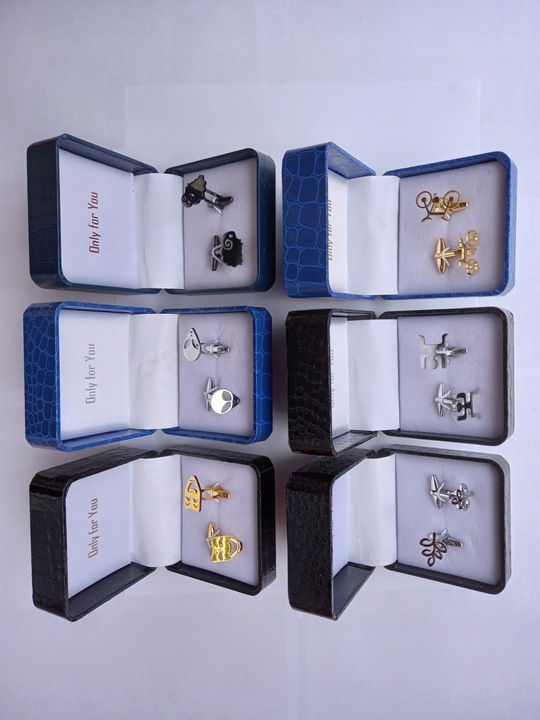 Spinki do mankietów koszul EXC Marihuana